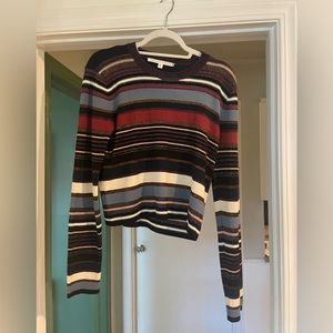 Veronica Beard Striped Knit Top
